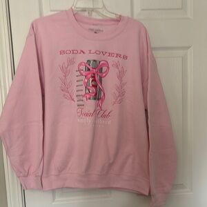 Simply Southern Pink Soda Lovers Sweatshirt